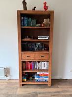 Boekenkast met lade, teakhout, Ophalen, Gebruikt, 200 cm of meer, Teakhout