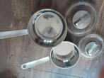 Hemkomst ikea steelpannen met deksels, Ophalen, Zo goed als nieuw, Rvs, Overige typen