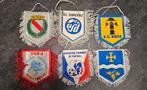 6 voetbalvaantjes o.a. Frankrijk, Dunkerque etc, Ophalen of Verzenden, Nieuw, Buitenlandse clubs, Vaantje of Sjaal