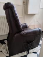 sta op stoel /relaxfauteuil, Huis en Inrichting, Stoelen, Ophalen, Gebruikt, Bruin, Leer