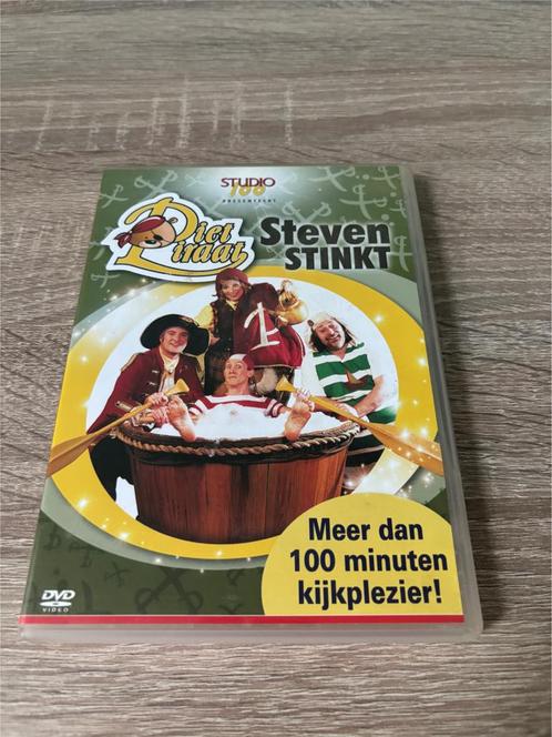 Dvd Piet Piraat - Steven Stinkt, Cd's en Dvd's, Dvd's | Kinderen en Jeugd, Avontuur, Alle leeftijden, Ophalen of Verzenden