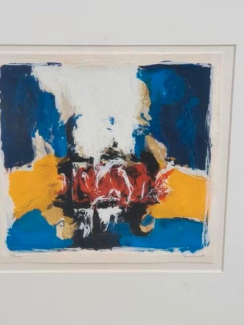 Litho Hans van Horck mooi ingelijst, Antiek en Kunst, Kunst | Litho's en Zeefdrukken, Ophalen