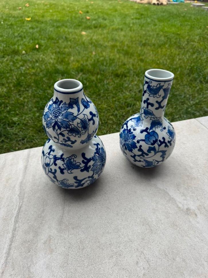 Dutch Delight Vazen van &k amsterdam, Huis en Inrichting, Woonaccessoires | Vazen, Zo goed als nieuw, Blauw, Minder dan 50 cm