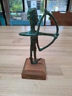 Nuragisch Bronzen Boogschutter Beeldje, Ophalen of Verzenden