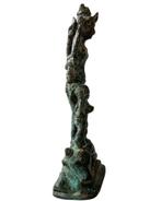 Antiek Bronzen Beeld van Durga – Zuid-India, ca. 18e eeuw, Ophalen of Verzenden, Gebruikt
