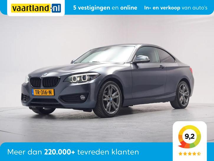 BMW 2 Serie 218I High Executive Aut. [ Leer cruise Navigatie, Auto's, BMW, Bedrijf, Te koop, 2-Serie, ABS, Airbags, Airconditioning