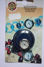 4 stuks horloge Quartz antiek zilver 22 mm, Hobby en Vrije tijd, Kralen en Sieraden maken, Nieuw, Overige typen, Ophalen of Verzenden