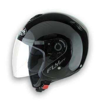 Jet Scooter Helm AIROH FLY Blue, FLY Nero basic/matt/metal