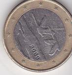 1 euro 2000 finland, Verzenden, Finland, 2 euro