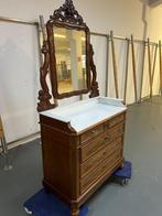 Antieke Kaptafel met Spiegel Dressoir, Antiek en Kunst, Antiek | Meubels | Kasten, Ophalen