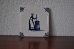 Tegel Karnen Boter Plateelbakkerij Winsum 10,8 cm, Antiek en Kunst, Ophalen of Verzenden