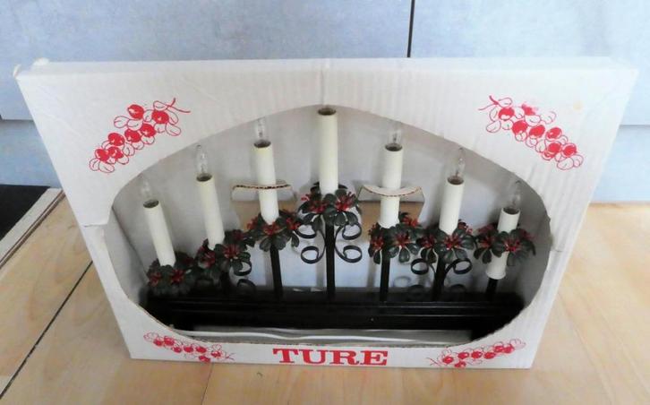 Kaarsenbrug metalen kerst verlichting vensterverlichting, Diversen, Kerst, Zo goed als nieuw, Ophalen of Verzenden