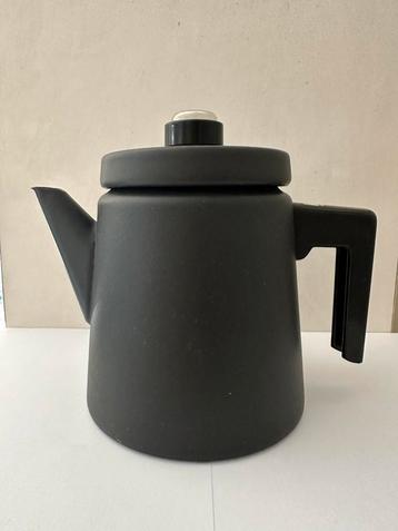 Arabia Finel koffiepot + percolator kleur mat zwart VINTAGE beschikbaar voor biedingen