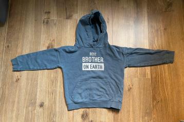 Prachtige blauwe hoodie / sweater - Kiabi - maat 128 beschikbaar voor biedingen