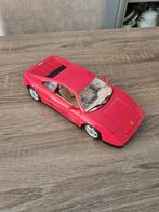 Ferrari Testarossa Bburago 1:18, Ophalen of Verzenden, Zo goed als nieuw, Auto, Bburago