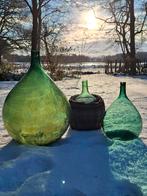 Oude antieke Franse demijohn gistfles 1900, Ophalen of Verzenden