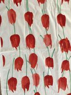 Grote lap met tulpen. 2,5 x 1,5 mtr, Hobby en Vrije tijd, Stoffen en Lappen, Ophalen of Verzenden, Zo goed als nieuw, Linnen, 120 cm of meer