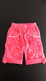 Bakkaboe broekje maat 68 korte broek koraal roze oprolbaar, Broekje, Meisje, Ophalen of Verzenden, Zo goed als nieuw