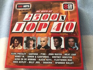 8cd box Het Beste uit 2500 x Top 40 beschikbaar voor biedingen