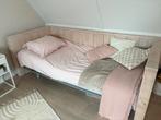 Steigerhouten bed ombouw, Huis en Inrichting, Ophalen, 90 cm, Eenpersoons, 210 cm