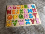 Houten alfabet puzzel, Ophalen, 10 tot 50 stukjes, Gebruikt, Van hout