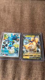 Pokemon card Riolu and Dragonite, Ophalen of Verzenden, Zo goed als nieuw, Losse kaart