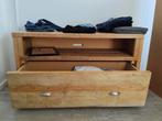 Houten Ladekast met Open Vak, Huis en Inrichting, Ophalen, Gebruikt, 100 tot 150 cm, Rustiek
