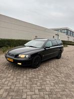 Volvo v70 2.4 5cil station 2003 286 DKM 2e eigenaar, 1800 kg, Zwart, Leder en Stof, Zwart