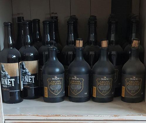 Lege flessen en kruikjes Cornet en Hertog Jan Grand Prestige, Verzamelen, Biermerken, Gebruikt, Flesje(s), Overige merken, Ophalen