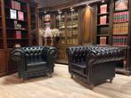 Chesterfiled fauteuil set 2 stuks, Ophalen, Overige materialen, Info@chesterfieldjunkie.nl, Gosem engelsstraat