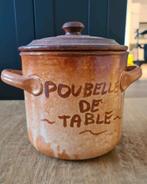 Tafel prullenbak. Aardewerk. Poubelle de table, Huis en Inrichting, Woonaccessoires | Prullenbakken, Overige materialen, Ophalen of Verzenden