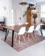 Eetkamerstoelen 8 stuks, Huis en Inrichting, Stoelen, Ophalen, Kunststof, Gebruikt, Wit