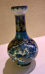 Twee Kaiser vazen, echt kobalt en bladgoud, Antiek en Kunst, Antiek | Vazen, Ophalen of Verzenden