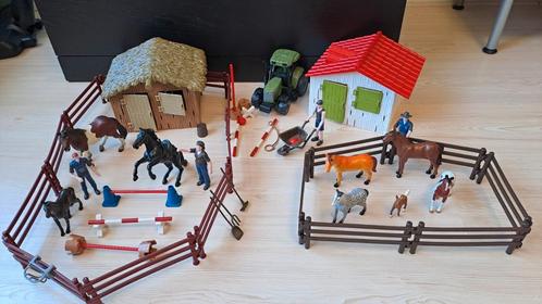 Paarden manege speelgoed set, Kinderen en Baby's, Speelgoed | Overig, Zo goed als nieuw, Jongen of Meisje, Ophalen of Verzenden