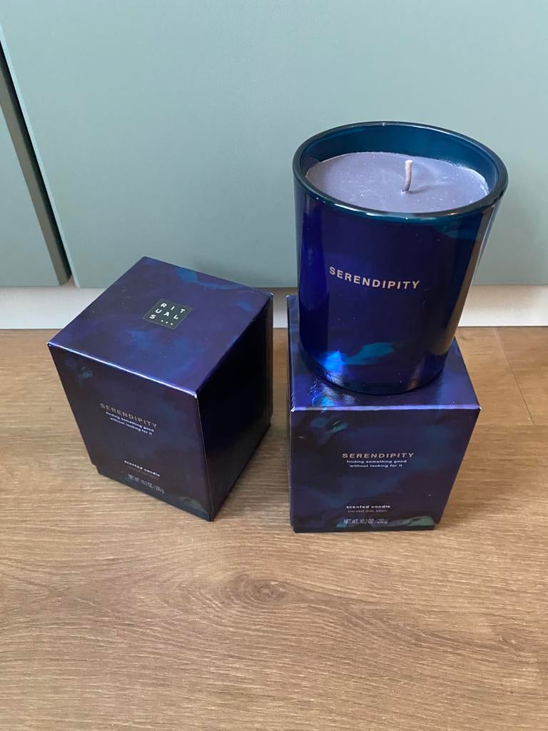 Rituals serendipity geurkaars, Ophalen of Verzenden, Zo goed als nieuw, Overige materialen, Minder dan 25 cm