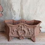 Oude brocante vaas gietijzeren tuinvaas jardinière *Etage3*, Gebruikt, ., Ophalen of Verzenden, .