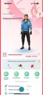 Pokemon go account met legendarische, Ophalen, Zo goed als nieuw