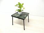 retro vintage bijzettafel plantentafel marmer jaren 50 / 60, Verzamelen, Retro, Ophalen of Verzenden, Huis en Inrichting