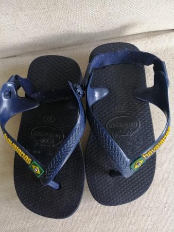 Havaianas Baby Brasil slippers sandalen blauw maat 22 beschikbaar voor biedingen