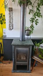 Barbas ECO 650 speksteen gaskachel / gashaard met pijp, Ophalen, Gebruikt, Gas, Vrijstaand