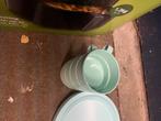 Mintgroen Servies - Borden en Mokken, Huis en Inrichting, Keuken | Servies, Keramiek, Nieuw, M, Ophalen of Verzenden