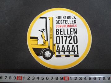 sticker heftruck huurtruck bestellen jungheinrich bellen  beschikbaar voor biedingen
