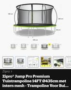 Trampoline pro 435cm, Ophalen of Verzenden, Zo goed als nieuw