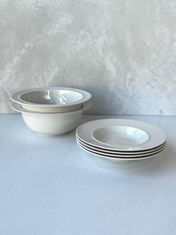 Alessi schalen borden kom 6x Ettore Sottsass 1993 prijs p/st beschikbaar voor biedingen