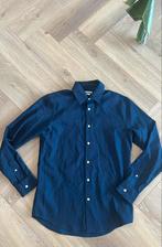 Zara donkerblauw heren overhemd maat M, Blauw, Zo goed als nieuw, Zara Man, Halswijdte 39/40 (M)
