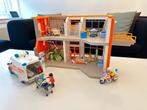 Playmobil Ziekenhuis Ambulance Motor en Rolstoel, Ophalen of Verzenden, Zo goed als nieuw, Complete set