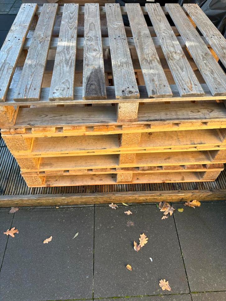 Houten Pallets - Stapel gratis af te halen., Doe-het-zelf en Verbouw, Hout en Planken, Gebruikt, Pallet, Overige houtsoorten, Minder dan 200 cm
