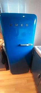 Smeg koelkast donker blauw, Witgoed en Apparatuur, Koelkasten en IJskasten, Met vriesvak, 200 liter of meer, Zo goed als nieuw