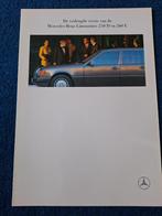 Brochure MERCEDES 250D en 260E VERLENGD - 1990/NL., Ophalen of Verzenden, Mercedes