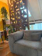 Woood fauteuil Bean grove rib mud, Huis en Inrichting, Ophalen, Zo goed als nieuw, Modern